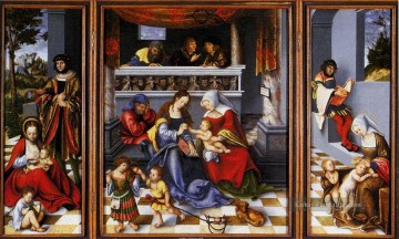 Altar der Heiligen Familie Lucas Cranach der Ältere Ölgemälde